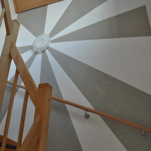 Wandgestaltung mit Wandleuchte