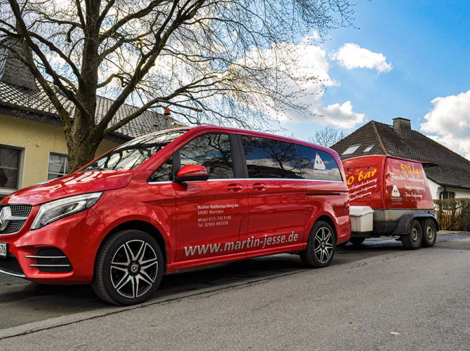 Weiter zu Reinigung mit Hochdruckreiniger